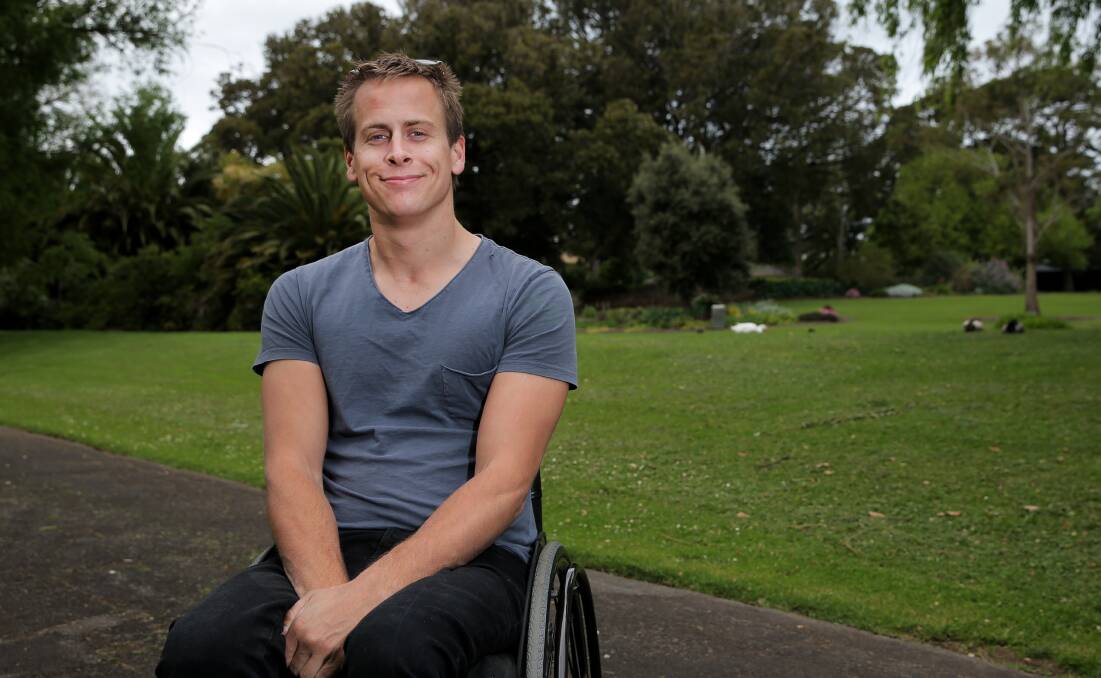 Josh Hose, who grew up in Camperdown, is a quadriplegic after he was involved in an accident at age 18.