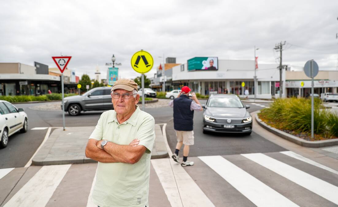 Time for change: Gavan Nevill says the pedestrian crossings are still causing traffic chaos. Picture: Morgan Hancock