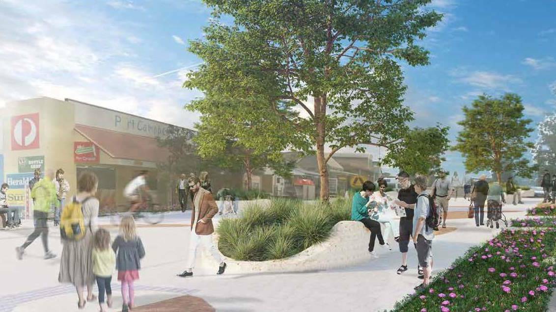 VISION: An artist's impression of the Port Campbell streetscape.