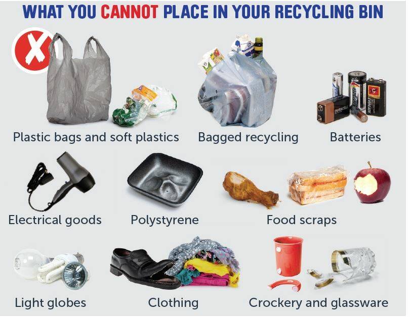 Here's a handy guide from the Visy Recycling website.
