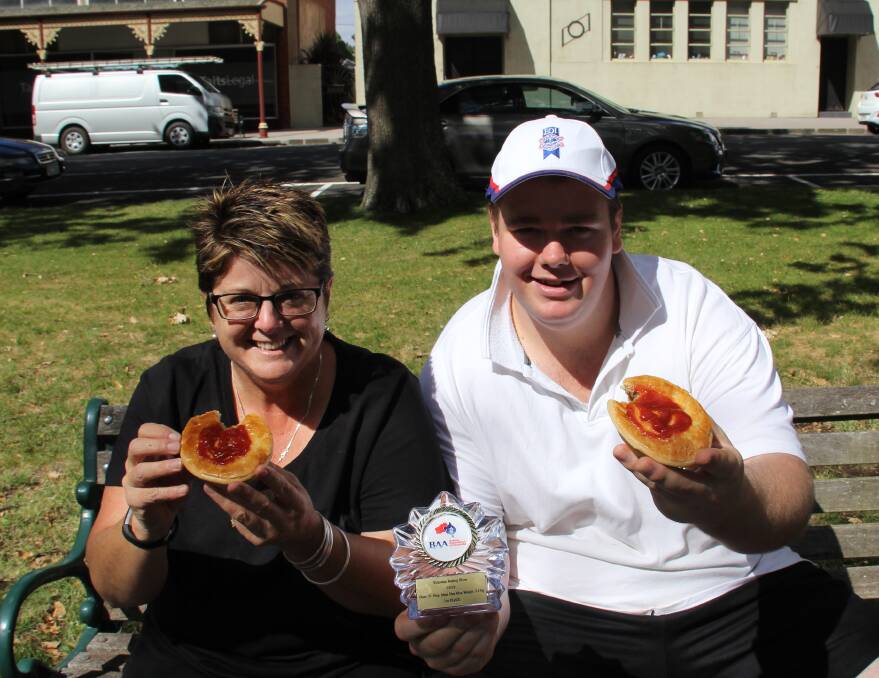 BEST OF THE BEST: Terang is now home to the state's best plain meat pie, created by Gaye McVilly and Brad Burkitt. Picture: Monique Patterson