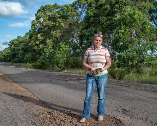 Tash Frankensteiner said she lost count of the amount of times she had to replace the windscreen in her car due to the condition of south-west roads.