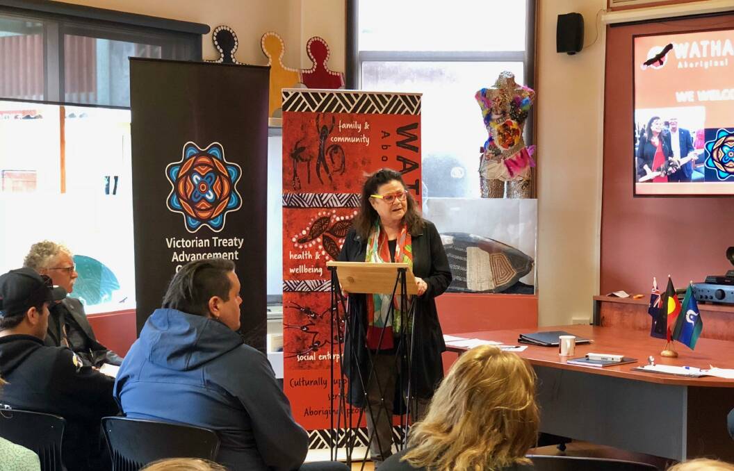 EXCITING TIME: Victorian Treaty Advancement Commissioner Jill Gallagher is updating south-west residents on plans for Australia's first treaty. Picture: Supplied