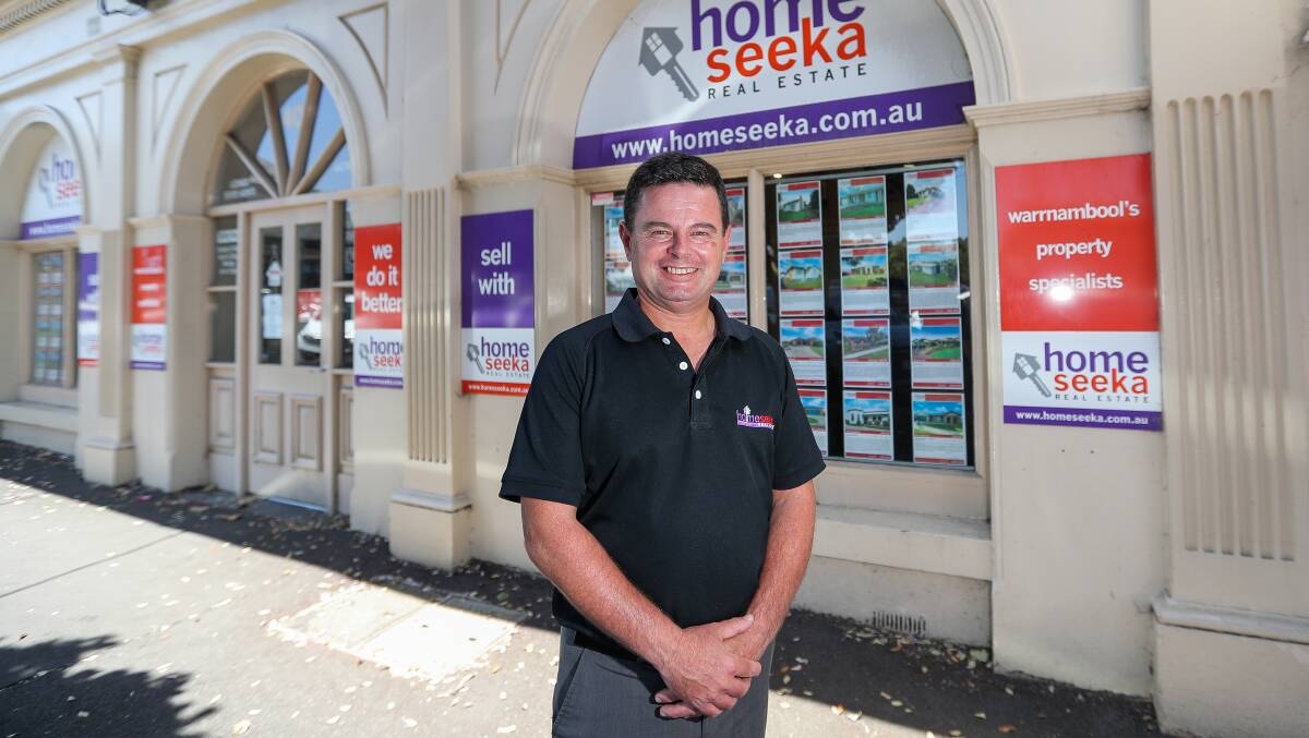 BUSY: Homeseeka's John Warren says there is a shortage of rentals.