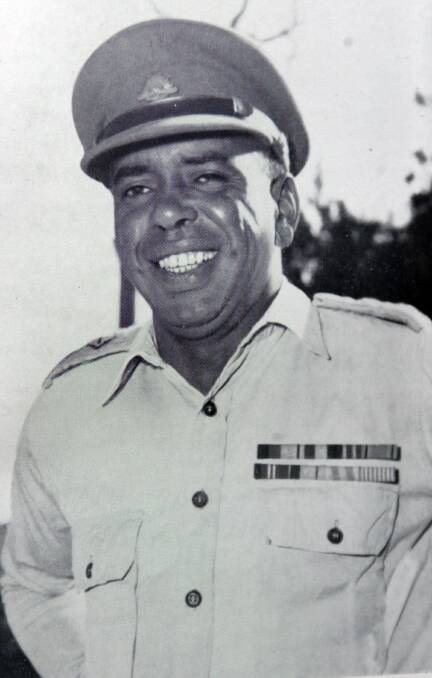 Leader: Captain Reginald Walter 'Reg' Saunders was a "natural soldier" and became a popular leader in both World War II and the Korean War.
