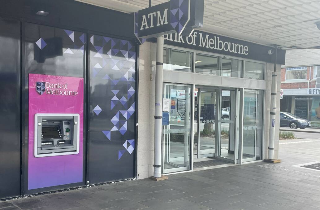 CLOSING: The Bank of Melbourne branch in Liebig Street, Warrnambool will close in December. Customers will be able to access services at the city's Westpac branch.