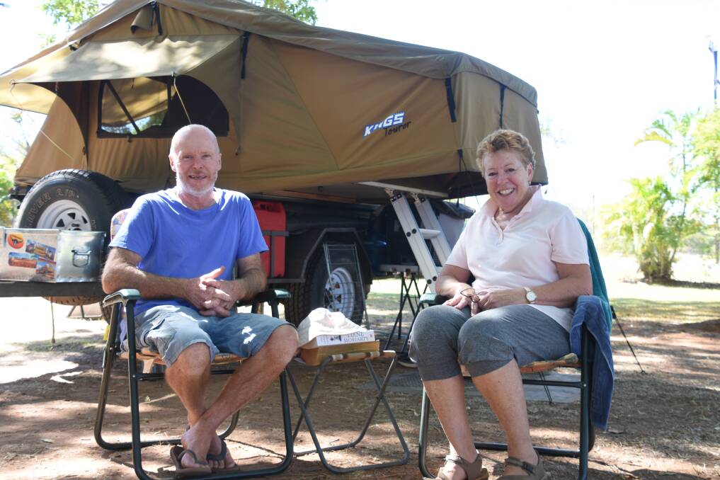 Before trading their larger tent for something smaller, John and Pat Palise would sometimes book into a hotel instead of setting up. 