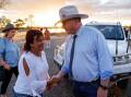 WOMBAT TRAIL: While know for his abrasive and confrontational on-camera demeanour, grassroots campaigning is a core pillar of Barnaby Joyce's regional appeal. Photo: Supplied