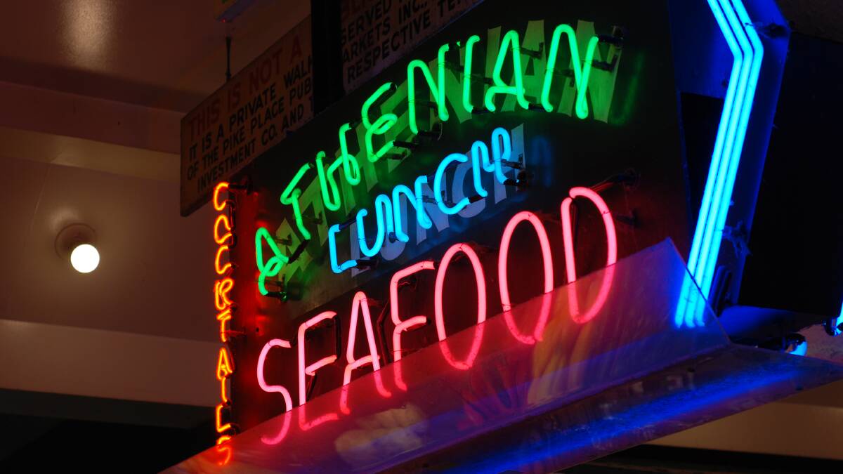 Dine at Athenian Seafood, where Tom Hanks and Rob Reiner talk dating and tiramasu. 