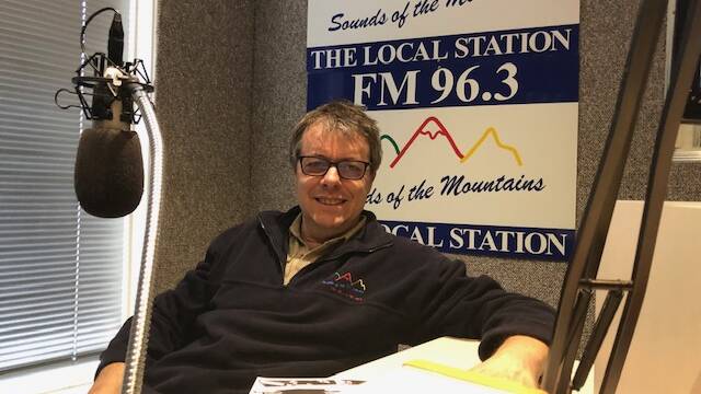 CALMING PRESENCE: The Tumut community radio station's manager David Eisenhauer was thanked in parliament by Michael McCormack for his contribution to emergency broadcasting. Picture: Supplied