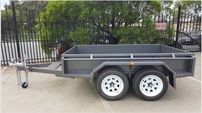 Gone: A grey tandem trailer, similar to this, was stolen from Warrnambool's Albert Street. This is a file image.