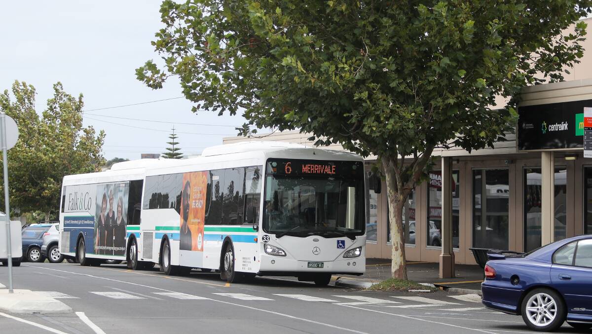 Driver threatened: An image of a bus previously taken in Warrnambool's Lava Street.