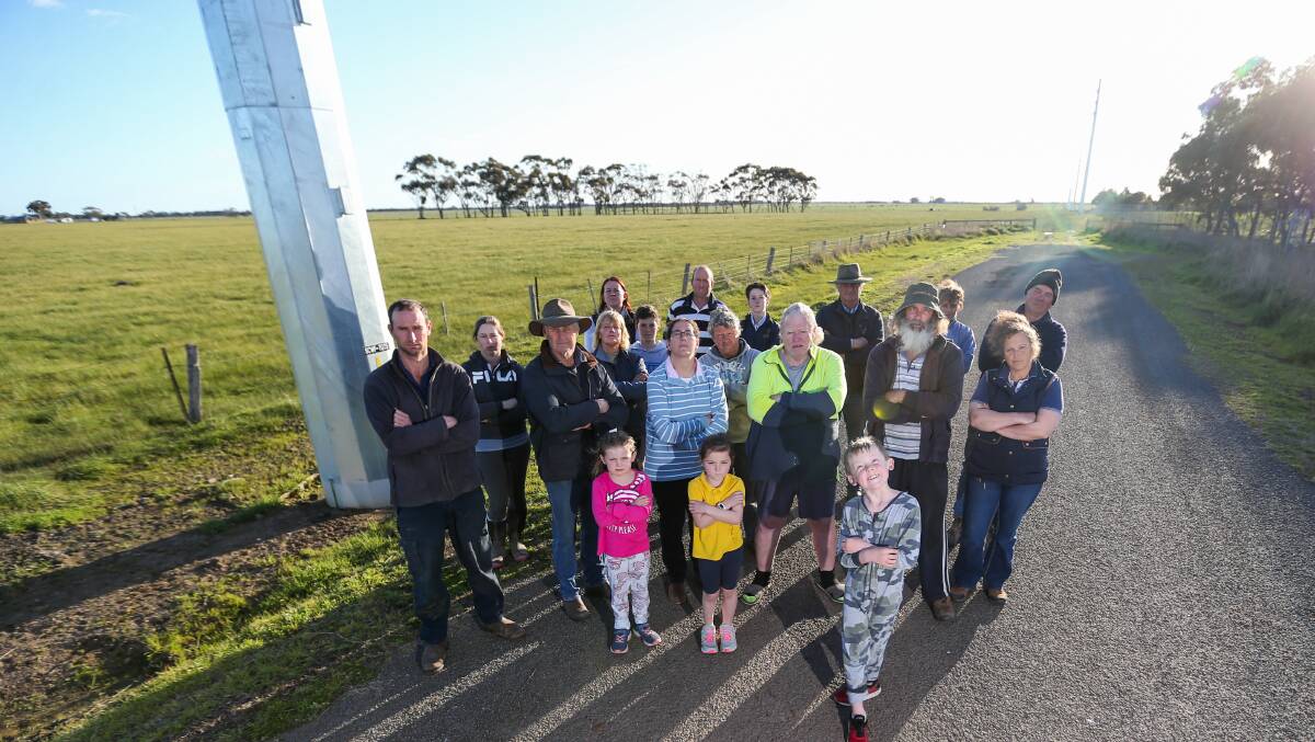 Concerns expressed: Mortlake and district residents have been worried about wind farm developments.