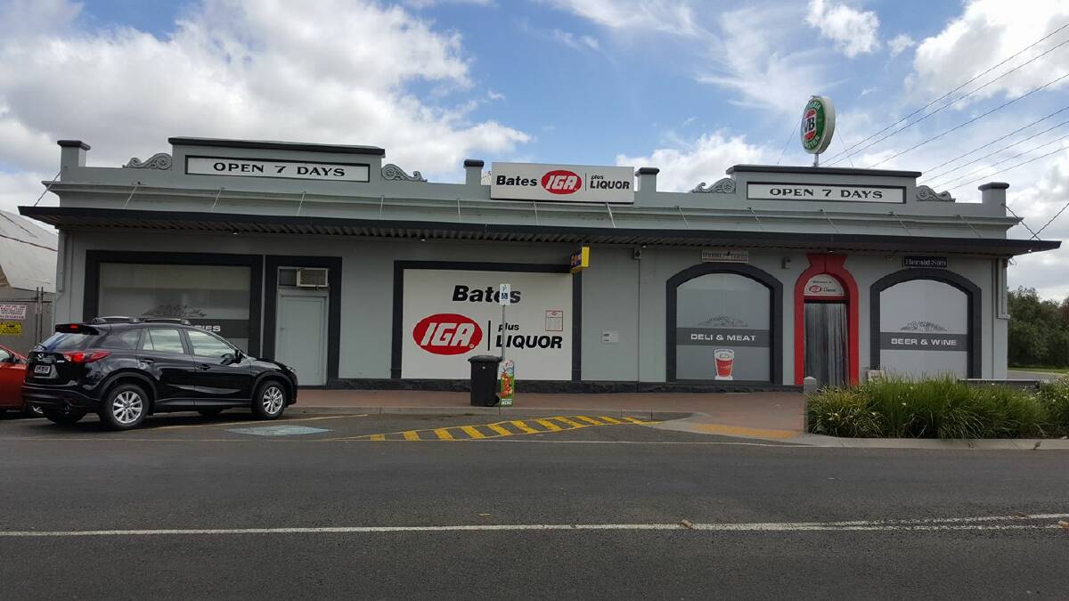 The IGA supermarket in Mortlake was the target of thieves on Tuesday morning. This is a file image.