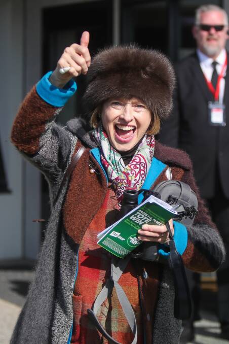 All smiles: The first lady of racing Gai Waterhouse had one start for one winner. Picture: Morgan Hancock