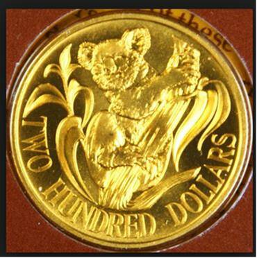 Distinctive: One of the coins stolen from a Warrnambool home.