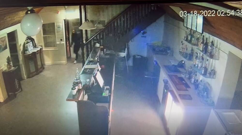 Footage shows two offenders breaking into Proudfoots