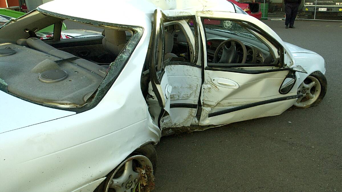 This Ford sedan was involved in a single-vehicle fatal collision with a tree. This is a file image.