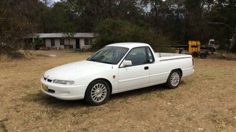 A Holden Commodore ute, similar to this, evaded police on Wednesday morning.