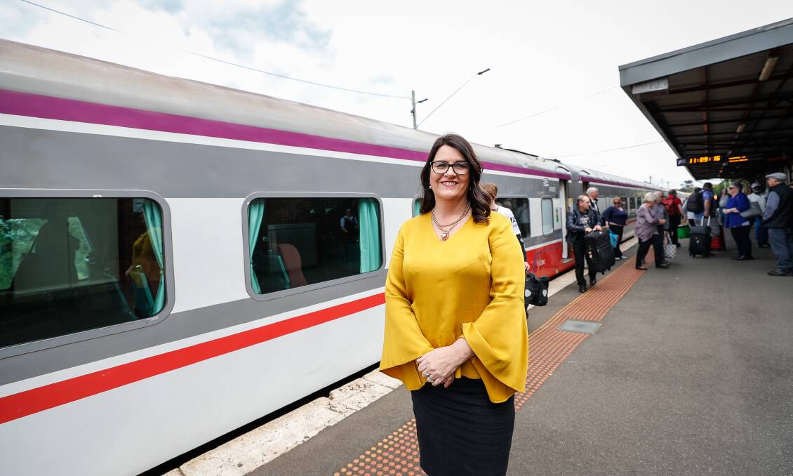 Roma Britnell: "The Federal Government is funding the lion's share of the upgrade of the Warrnambool line, a state government asset."