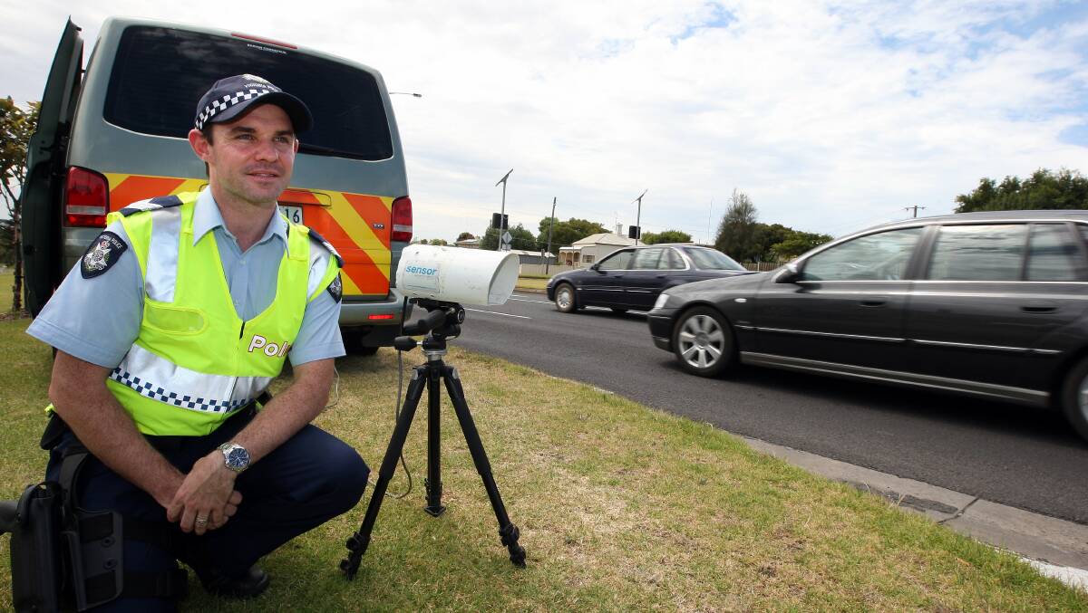 Joint operations: South-west police road safety manager Senior Sergeant Chris Asenjo wants drivers to take responsibility for their behaviour.