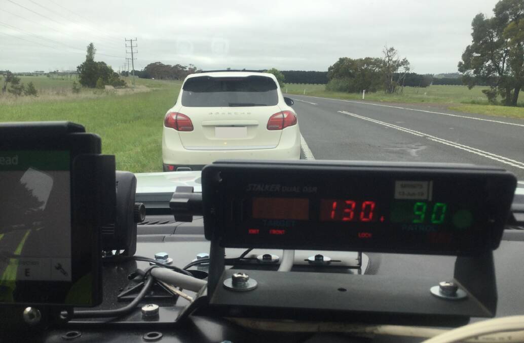 Public information leads to speeding driver being nabbed