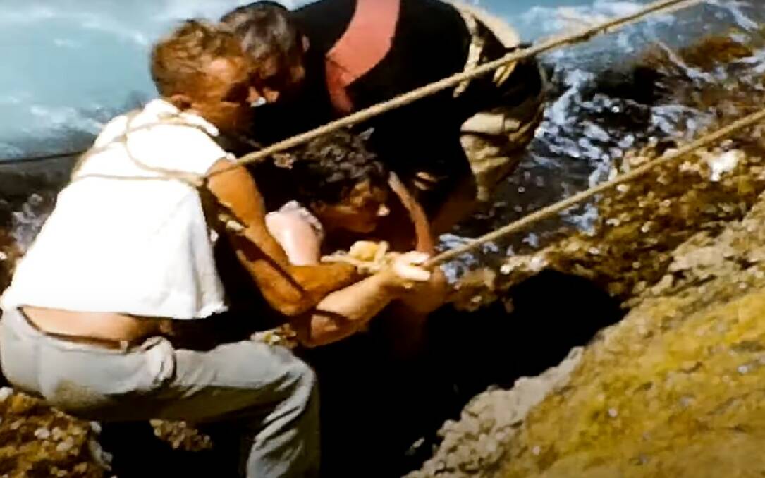 Previously unknown film has been digitized which records the famous rescue of Mount Gambier woman Jean Raggett on January 14, 1966. 