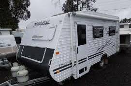 A $30,000 caravan similar to this has been reported stolen from a Portland park.