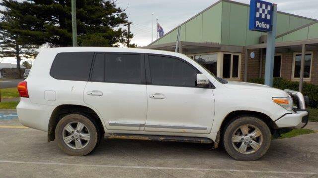 The LandCruiser impounded after being caught at 148km/h.