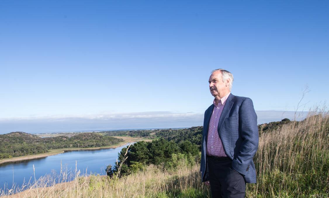 On the up: Upper house MP James Purcell has grand plans for Tower Hill.