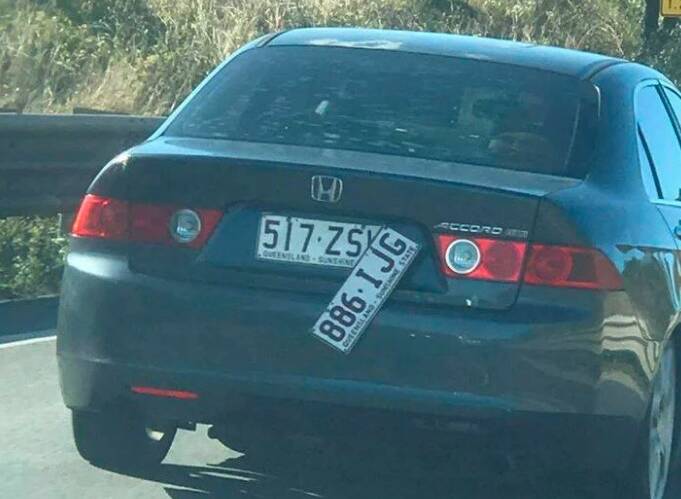 False number plates on a vehicle in Hamilton attracted the attention of police. This is a file image.