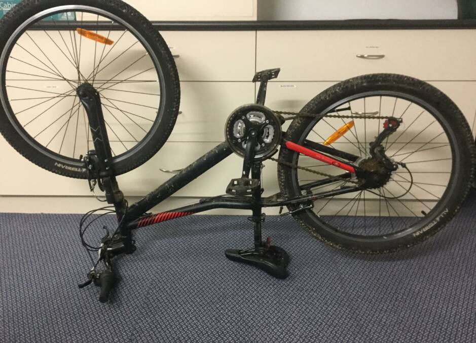 Police are looking for the owner of this unique bike.