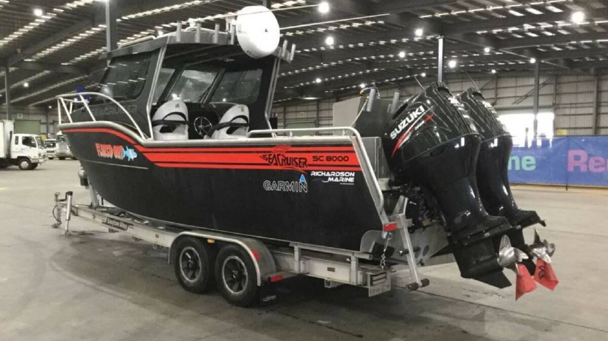 Auction house selling seized Camperdown fishing boat.