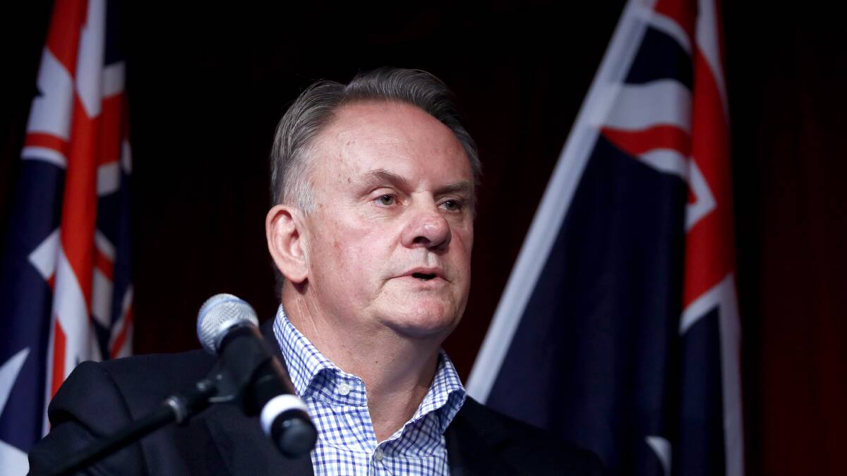 Candidate: Former Labor leader Mark Latham speaking to the media during a press conference on the Save Australia Day Campaign Launch in Sydney. Mr Latham is joining forces with Pauline Hanson as a One Nation candidate for the upper house of the NSW parliament. 