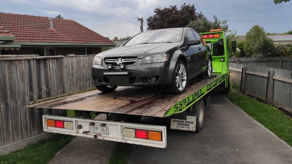 Vehicles impounded after drivers charged