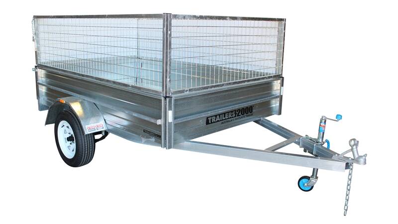 An 8 by 5 trailer similar to this was stolen from outside an address in Cobden.