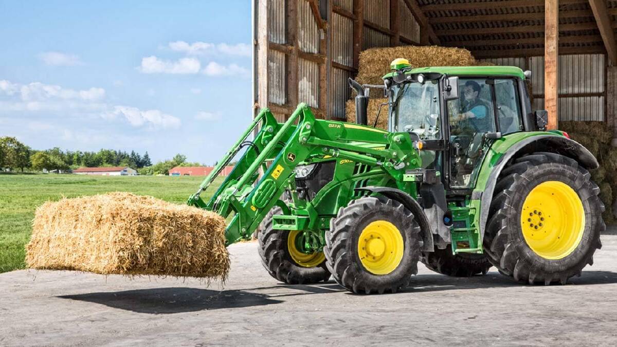 A John Deere tractor, similar to this image, was stolen from a Terang farm and located north of Colac. This is a file image.