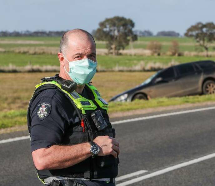 Information wanted: Warrnambool Senior Sergeant Cameron Ross said police will act on information received from the public through the police assistance line on 131 444.