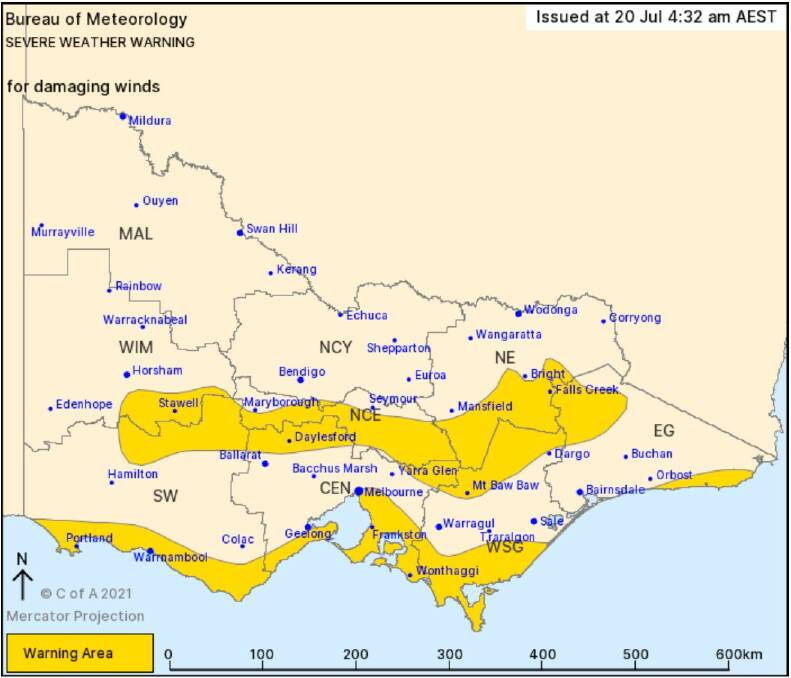 Wet across the south-west as severe weather hits