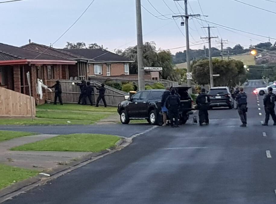 Homicide squad police are on the way to Warrnambool after a stabbing incident in Cramer Street