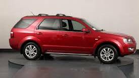 Police are urgently trying to find a maroon Ford Territory rego 1LX-6YK.