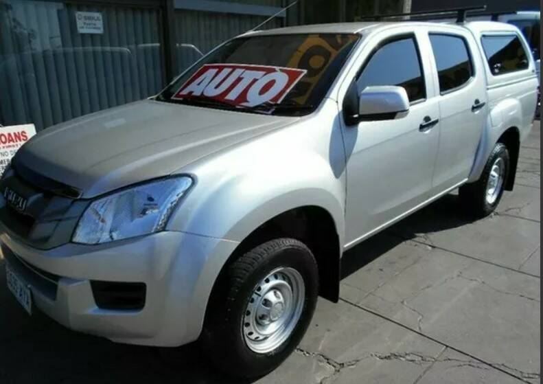 Gone: A 2013 silver Isuzu utility, similar to this, is still missing after being stolen in Portland.