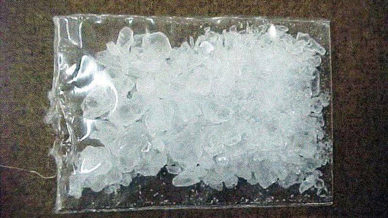 A large amount of ice was located in two raids by Warrnambool police. This is a file image.