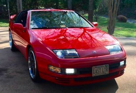 Arrest: A red 1993 Nissan 300ZX racing car, similar to this, sparked a police operation which led to the arrest of a 31-year-old man in Warrnambool on Monday afternoon.
