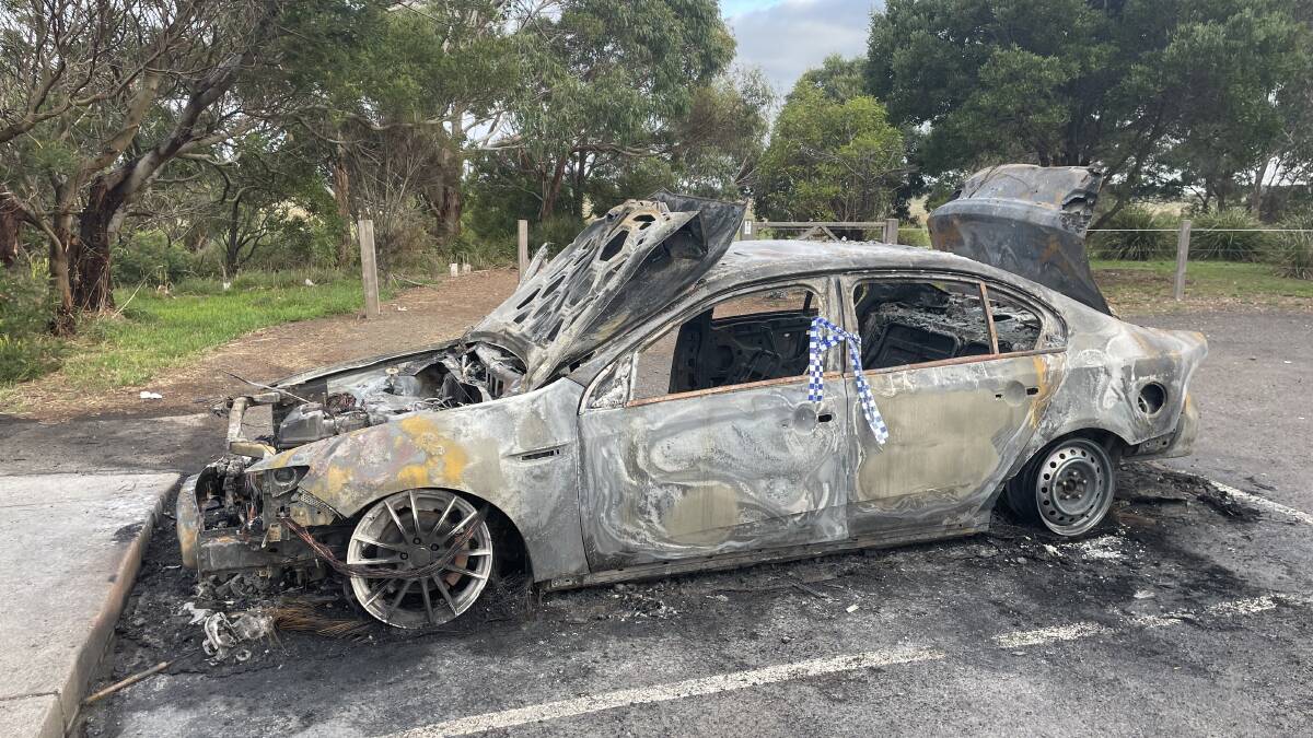 Police believe the cause of the car fire is "very suspicious".