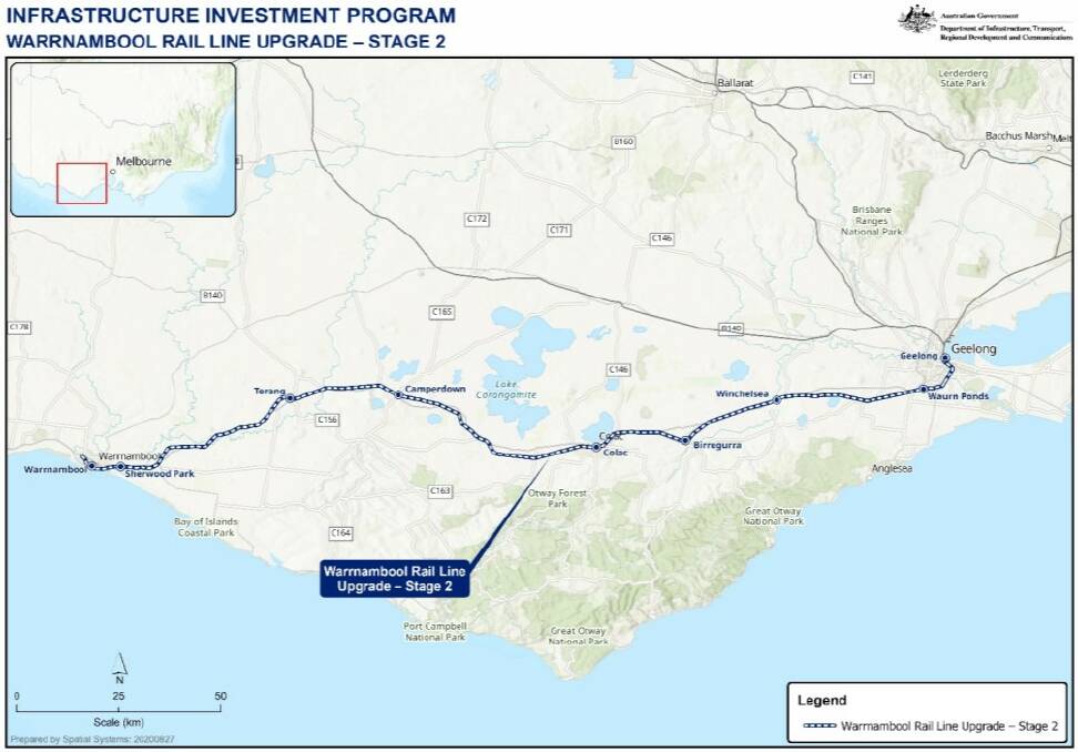 $260 million being allocated for Warrnambool rail line upgrade