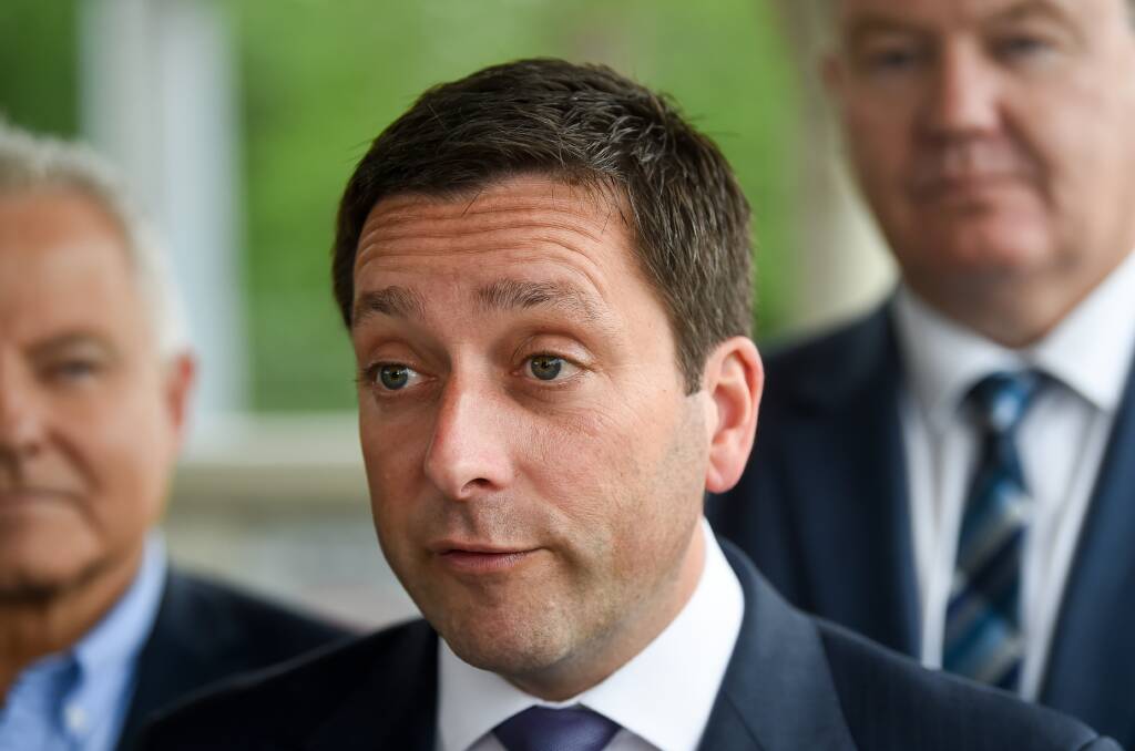 Jail pledge: Opposition leader Matthew Guy has continued announcing changes to the criminal justice system during state election campaigning this week.