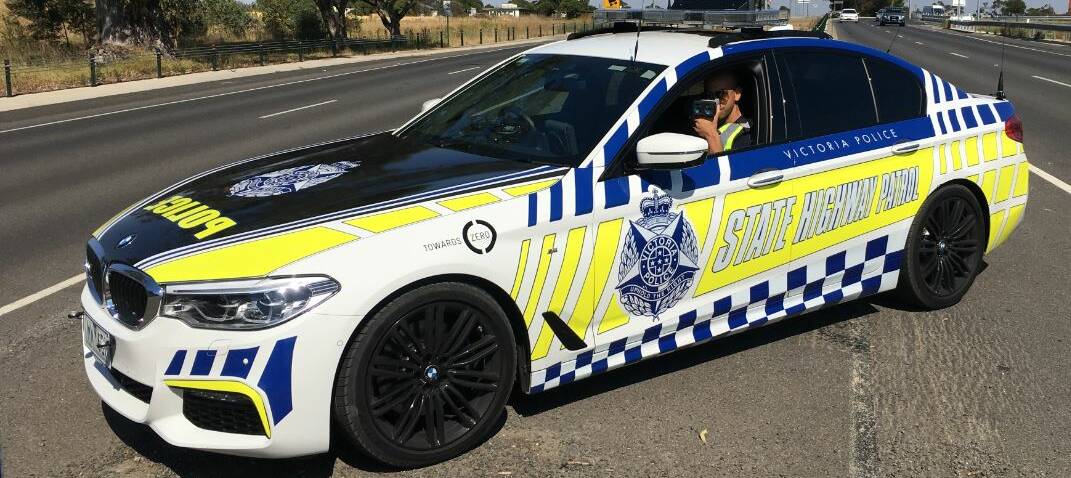 Police have caught a 23-year-old man driving at 139km/h near Woolsthorpe.