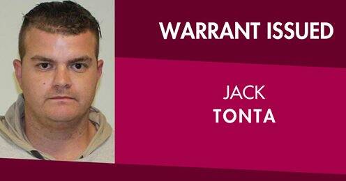 Wanted man Jack Tonta.