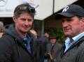 Warrnambool stable foreman Jarrod McLean and Darren Weir at a previous Warrnambool May Racing Carnival. They now have penalty hearing scheduled for June 3.